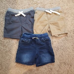 Lot of 3 Cat & Jack Boys Shorts 3T